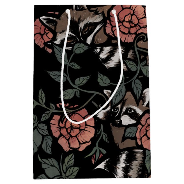 Bolsa De Regalo Mediana Racconos de Rosa con polvo de época (Anverso)