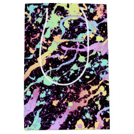 Bolsa De Regalo Mediana rainbow ink splash extreme :