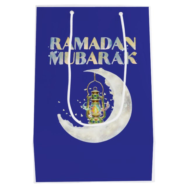 Bolsa De Regalo Mediana Ramadan Mubarak (Reverso)