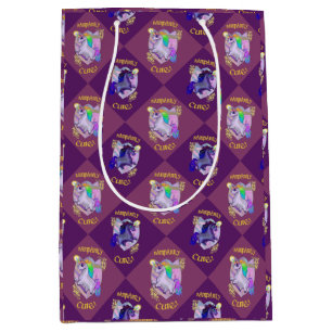 Bolsa De Regalo Mediana Rampantly Cute Unicorn
