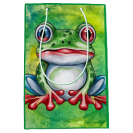 Bolsa De Regalo Mediana Rana Cute