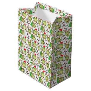 Bolsa De Regalo Mediana Rana de Navidades guapos Kawaii Animal