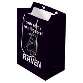 Bolsa De Regalo Mediana Raven Mira Mi Raven De Inteligencia