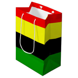 Bolsa De Regalo Mediana Rayas afrocéntricas