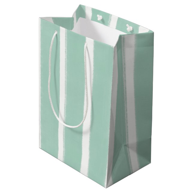 Bolsa De Regalo Mediana Rayas Costeras (Angulo reverso)
