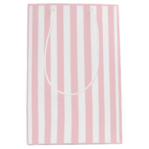 Bolsa De Regalo Mediana Rayo rosa y blanco del milenio