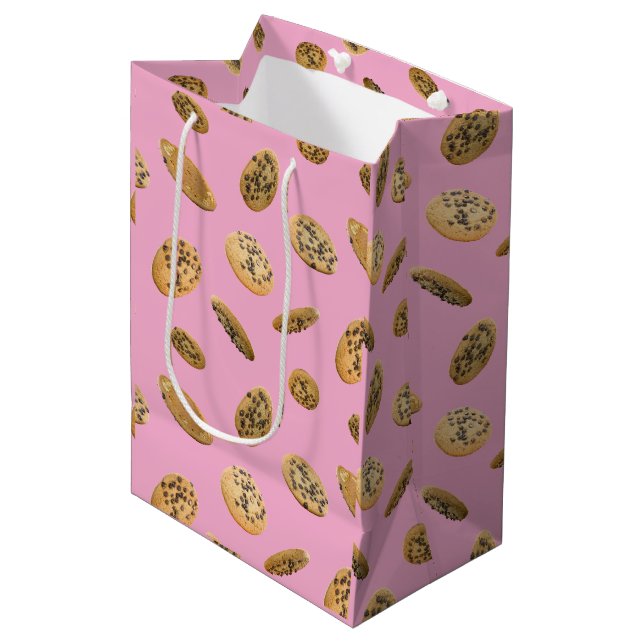 Bolsa De Regalo Mediana Realistic Cookie Pattern Gift Bag (Angulo Anverso)