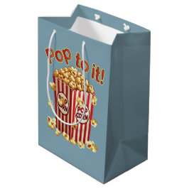 Bolsa De Regalo Mediana Rebosante de Estilo - "¡Ponte en marcha!"