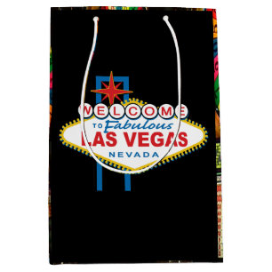 Bolsa De Regalo Mediana Recepción al Rótulo de Las Vegas