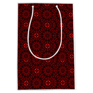 Bolsa De Regalo Mediana Red Abstract 
