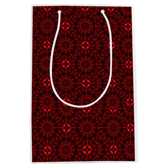 Bolsa De Regalo Mediana Red Abstract  (Anverso)