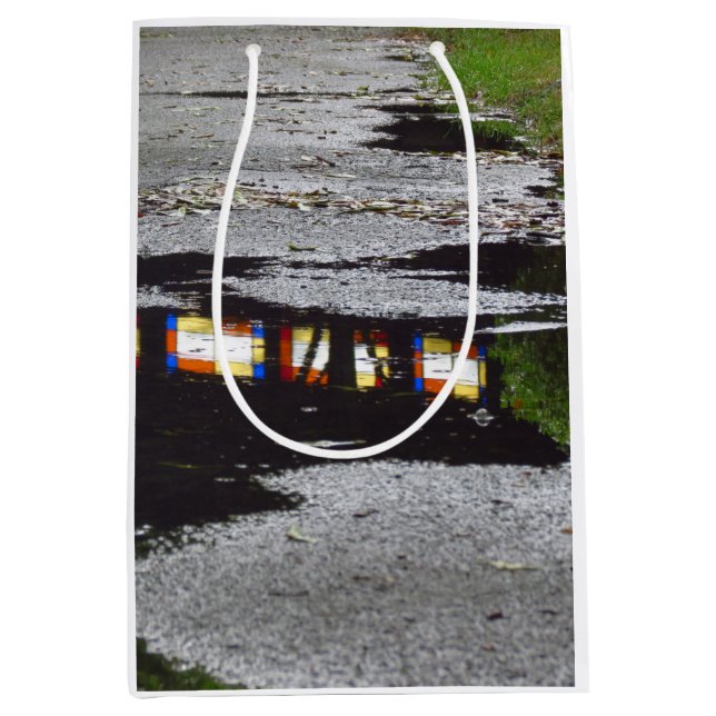 Bolsa De Regalo Mediana Reflexión de la ventana del tabernáculo - Viñedo d (Anverso)