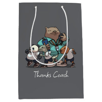 Bolsa De Regalo Mediana Regalo de agradecimiento al entrenador de wombat A
