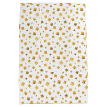 Regalo de Confeti Dorado Elegante Festivo