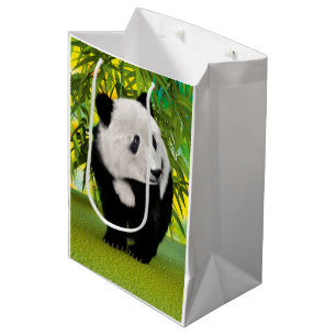 Bolsa De Regalo Mediana Regalo de oso panda adorable Kawaii para amantes d