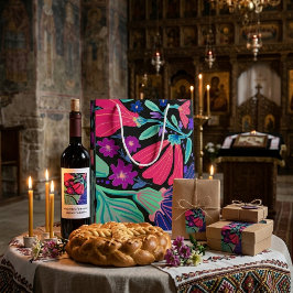 Bolsa De Regalo Mediana Regalo floral
