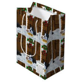 Bolsa De Regalo Mediana Regalos de Navidades de Boston Terrier