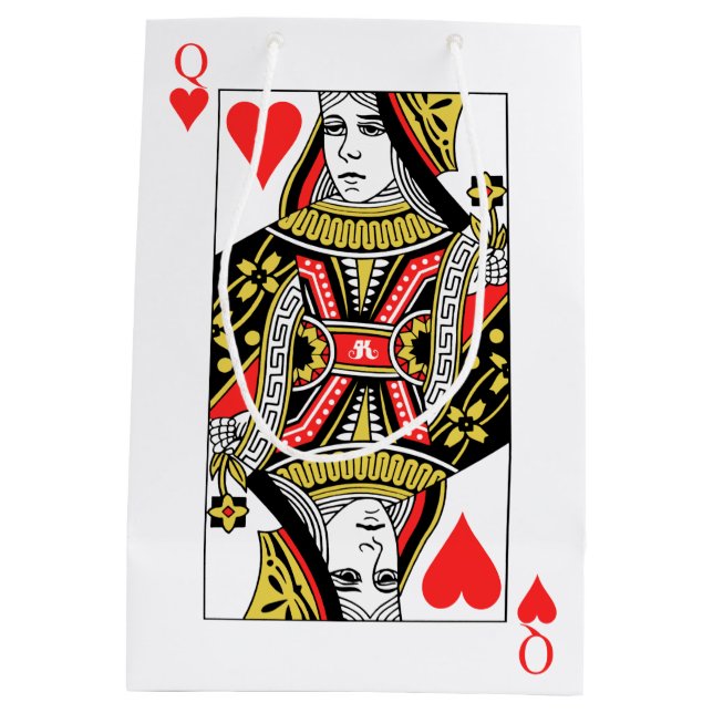 Bolsa De Regalo Mediana Reina de corazones (Reverso)