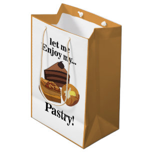 Bolsa De Regalo Mediana Repostería Panadería Chef Pastelero