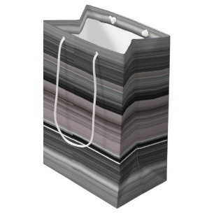Bolsa De Regalo Mediana Resumen #1: Gris