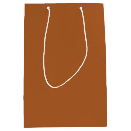 Bolsa De Regalo Mediana Retro Boho Rust Brown