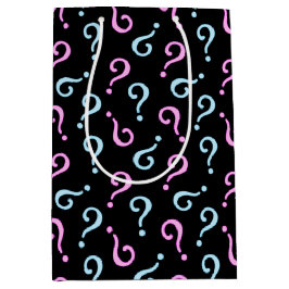 Bolsa De Regalo Mediana Revelación de bebé rosa o azul