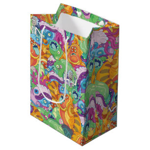 Bolsa De Regalo Mediana Rick Apocalypse Fiesta Alien Pattern