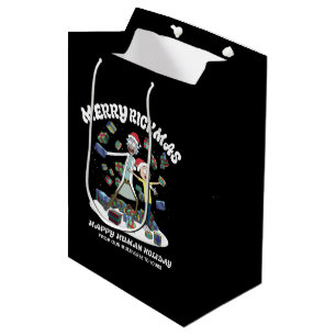 Bolsa De Regalo Mediana Rick y Morty Merry Rickmas Presents