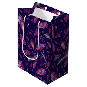 Bolsa De Regalo Mediana Rick y Morty Time Crystal Pattern