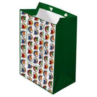 Bolsa De Regalo Mediana Ritmo de Petal Paisley