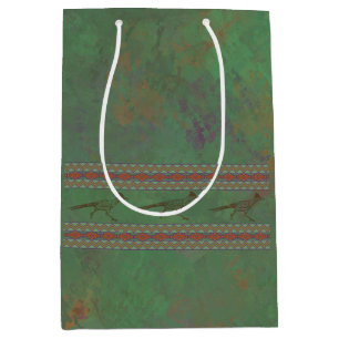 Bolsa De Regalo Mediana Roadrunner del Suroeste Sagebrush Green