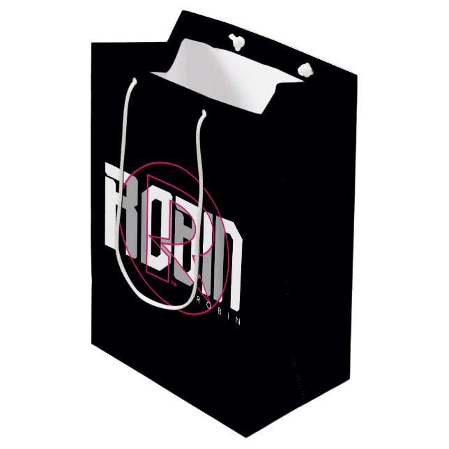 Bolsa De Regalo Mediana Robin Hi-Tech Name Graphic (Angulo Anverso)