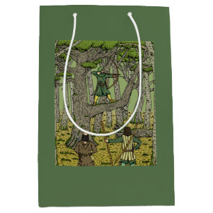 Bolsa De Regalo Mediana Robin Hood en el bosque de Sherwood