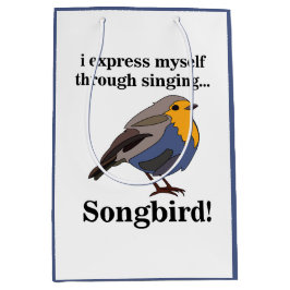 Bolsa De Regalo Mediana Robin Redmama Songbird