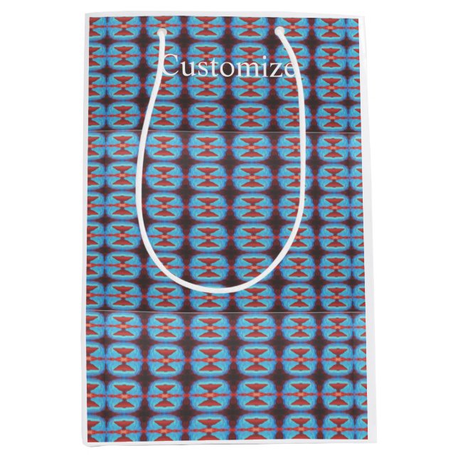 Bolsa De Regalo Mediana Rocas rojas de Navajo Thunder_Cove (Anverso)