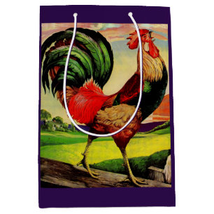 Bolsa De Regalo Mediana Rocky, el bonito gallo