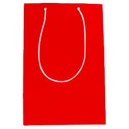 Bolsa De Regalo Mediana rojo brillante