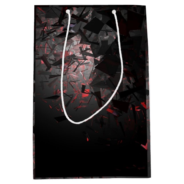 Bolsa De Regalo Mediana Rojo y negro (Anverso)