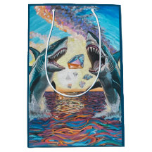 Rompiendo el Glamour Chomp-Shark por joyas brillan
