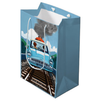 Bolsa De Regalo Mediana Ron y HARRY POTTER™ en coche volador a HOGWARTS™