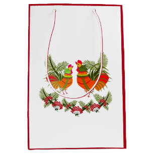 Bolsa De Regalo Mediana Rooster con gallina
