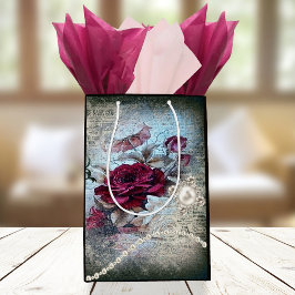 Bolsa De Regalo Mediana Rosa de Victoria Ephemera