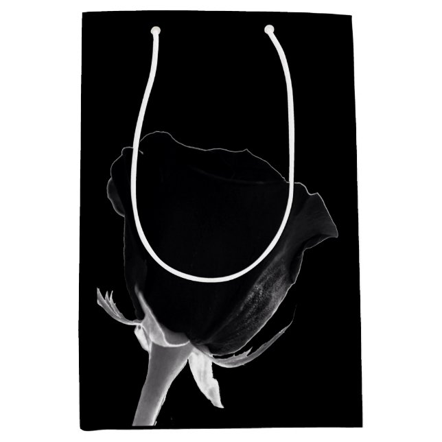 Bolsa De Regalo Mediana Rosa Noire (Anverso)