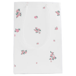 Bolsa De Regalo Mediana Rosas rosadas lindas