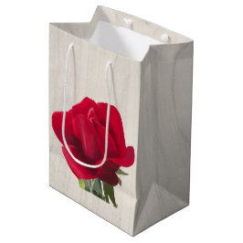 Bolsa De Regalo Mediana Rose rouge - Red rose