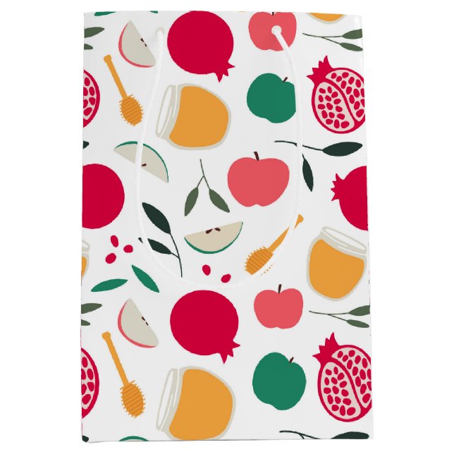 Bolsa De Regalo Mediana Rosh Hashanah (Anverso)
