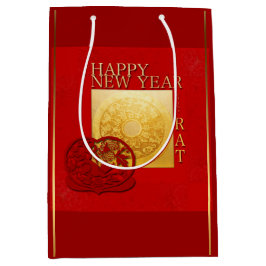 Bolsa De Regalo Mediana Rótulos Zodiac Papercut Año chino 2020 MGB