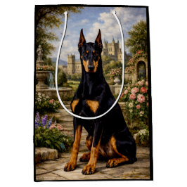 Bolsa De Regalo Mediana Royal Doberman Garden 