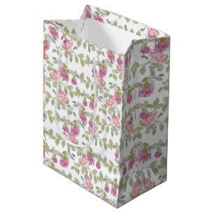Bolsa De Regalo Mediana Rubor Bloom Elegance