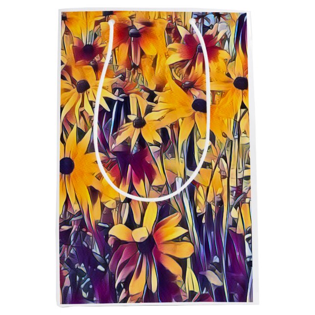 BOLSA DE REGALO MEDIANA RUDBECKIAS (Anverso)